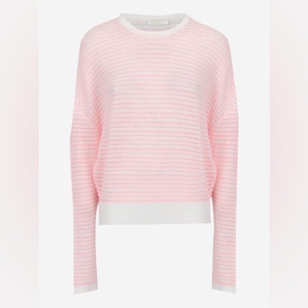 Chloé Sweater Fluo Pink and White